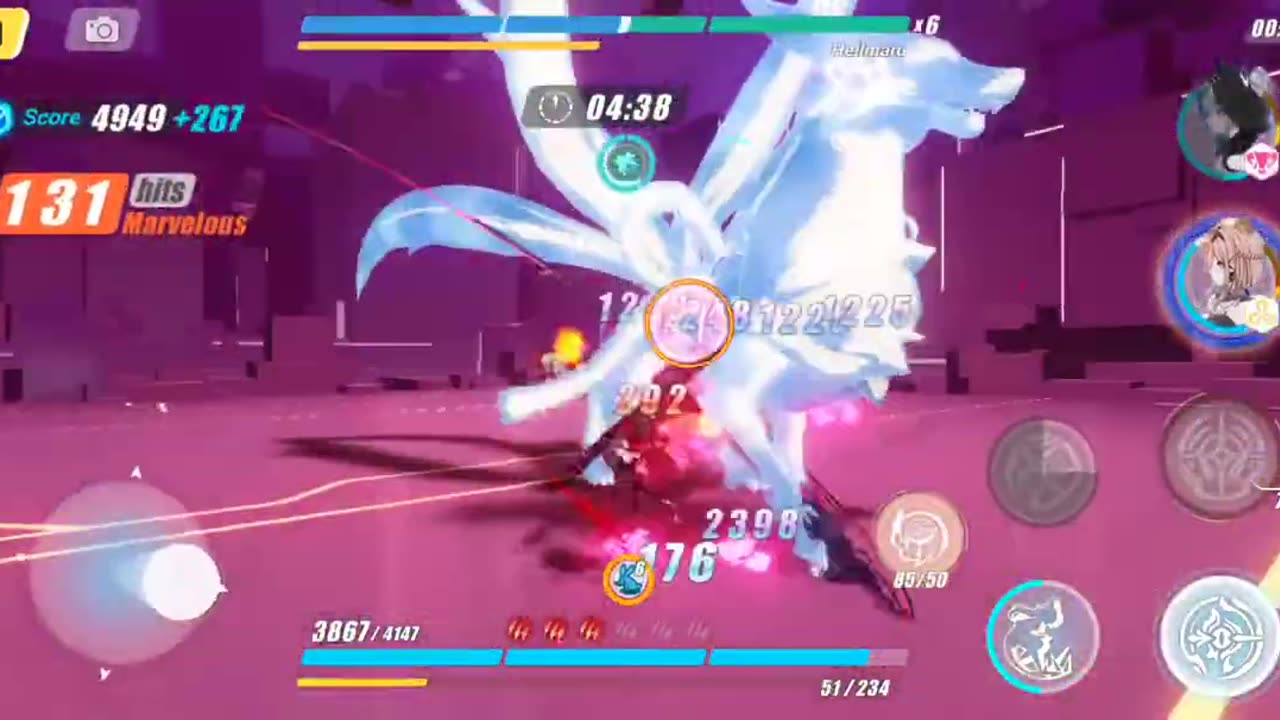 Honkai Impact 3rd - Memorial Arena Exalted Vs Hellmaru SS Difficulty Aug 2 2022