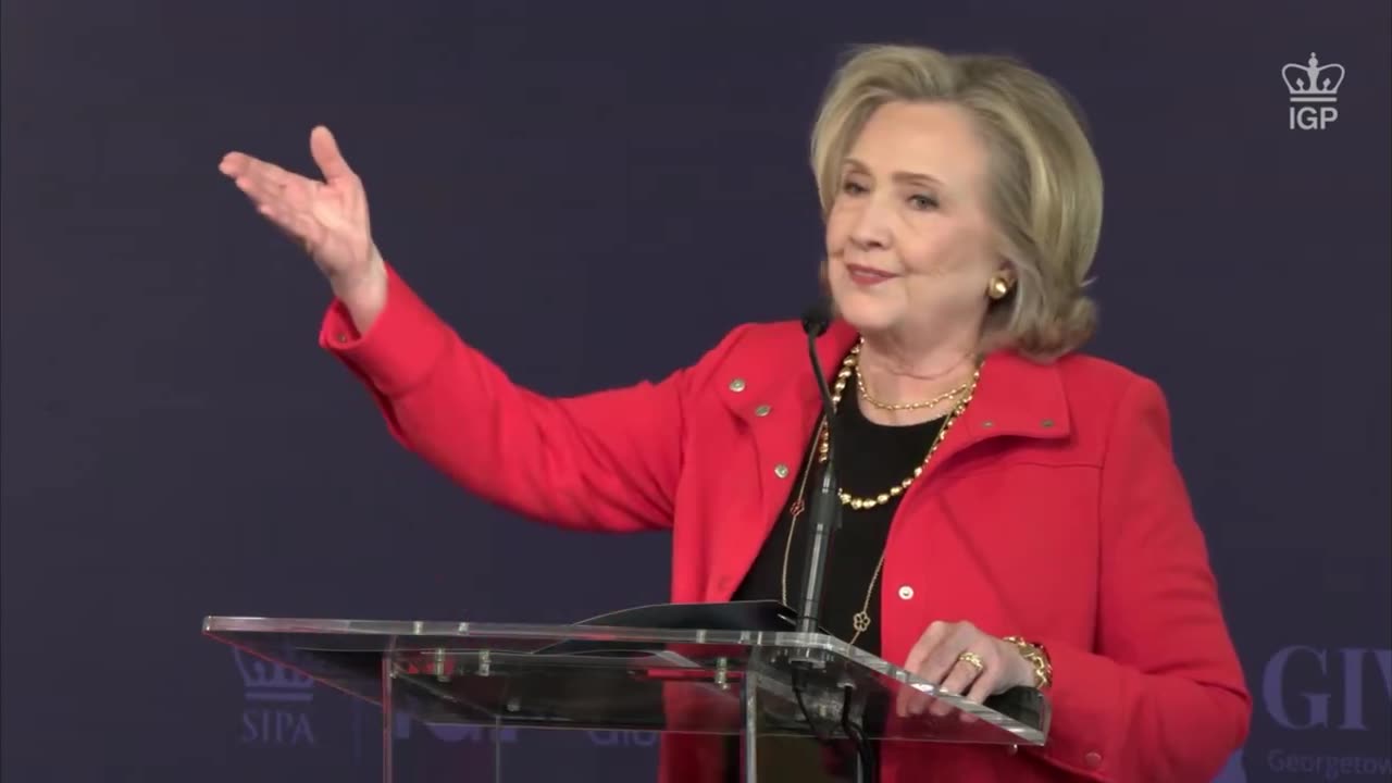 BREAKING: Hillary Clinton interrupted by three different protesters at Columbia University.