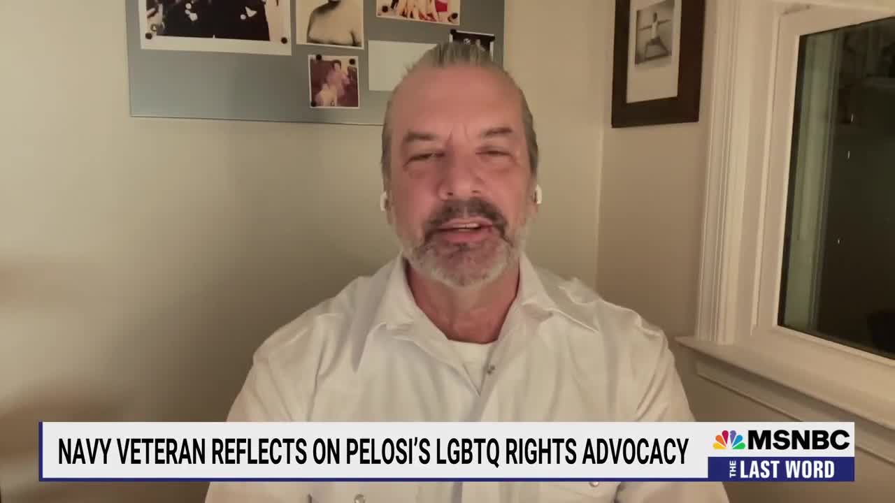 Navy Veteran Thanks Speaker Pelosi For Her Leadership On LGBTQ Rights