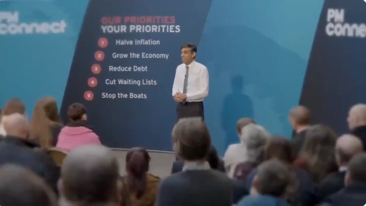 Rishi Sunak has a message for the Brits...🙄