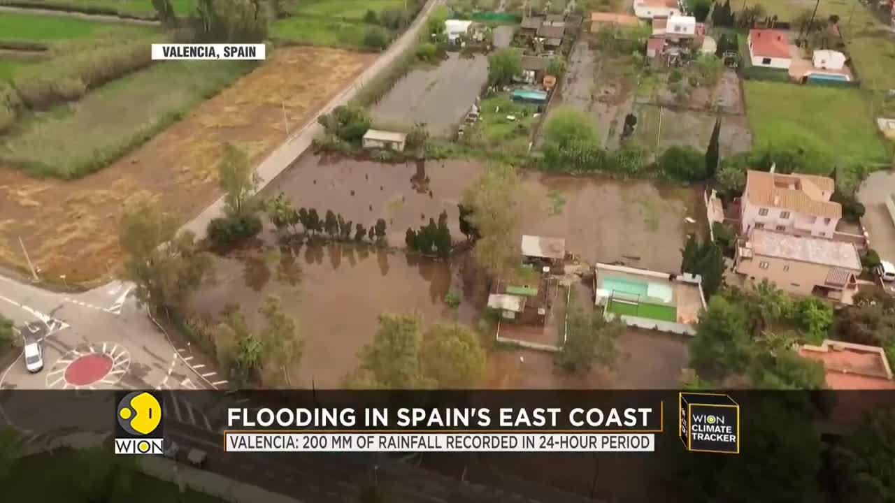 Record-breaking rainfall in Valencia, yellow alert issued in surrounding areas | World News | WION