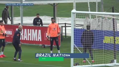 WATCH The JOY of Neymar in the PRACTICE of the Brazilian National Team prior to the World Cup