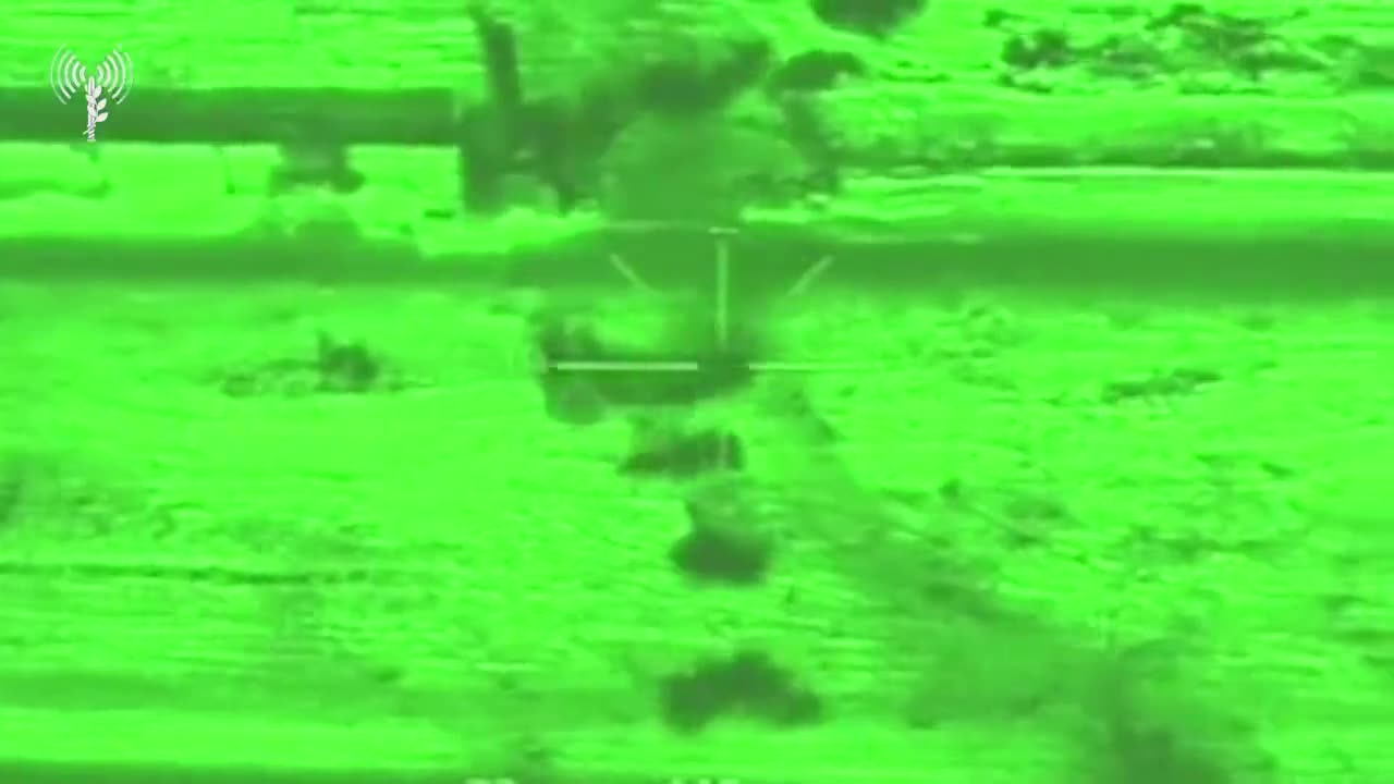 The Israel Defense Forces shared the moments when they attacked Hamas units with Apache helicopters