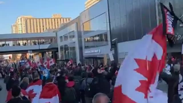 The Bikers Just starting to enter Ottawa for the weekend.