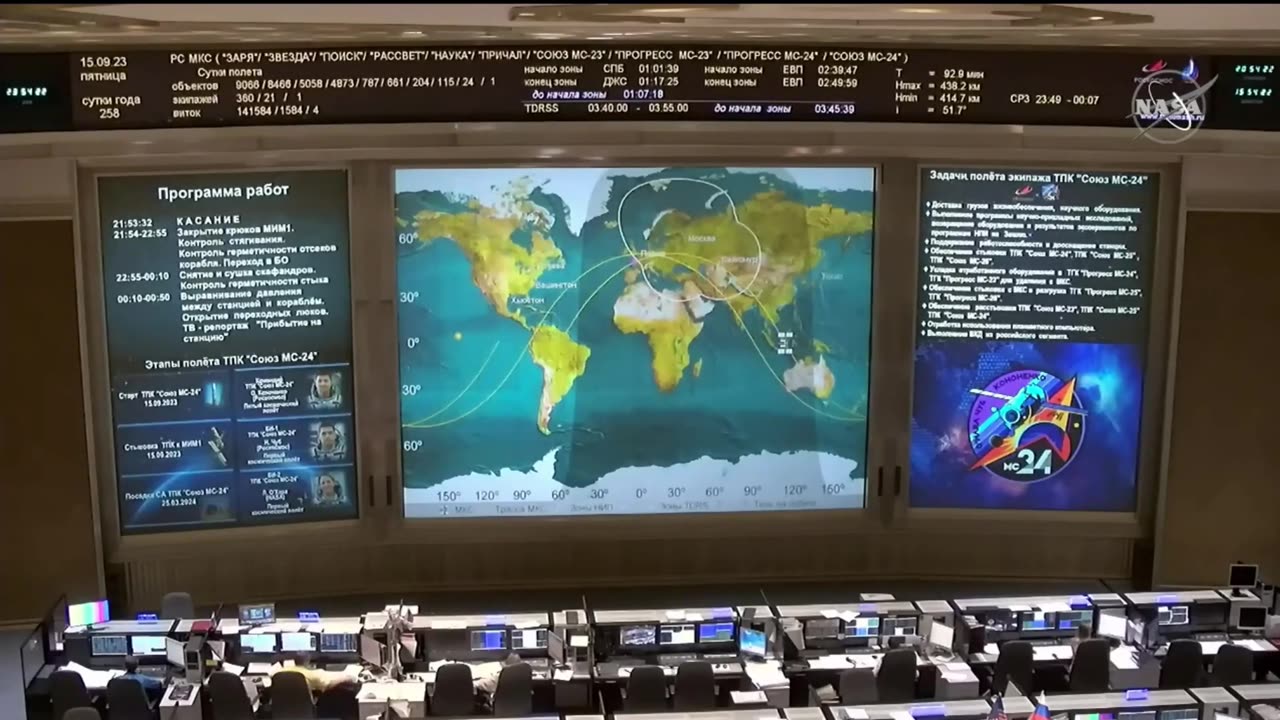 Crew of 3 arrived at space station aboard Soyuz spacecraft in these docking fantastic video