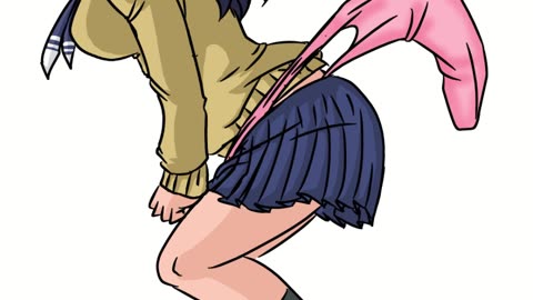 Mieruko Ghost Wedgie