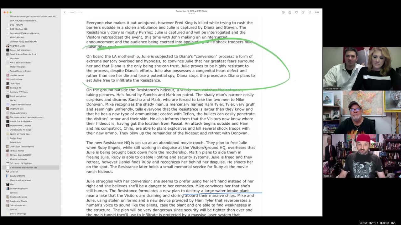 Esoteric Research by Jason Q 27/2/2023