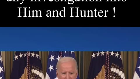 Biden laughing about the Hunter Biden Investigation