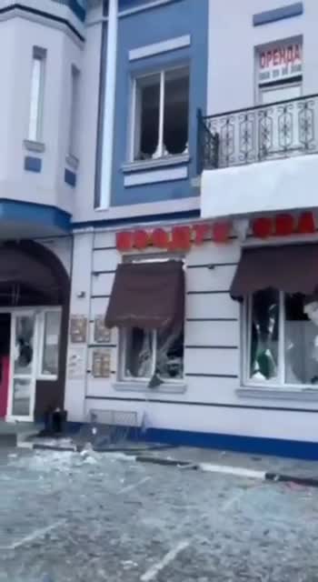 The consequences of shelling and strikes in Akhtyrka in the Sumy region