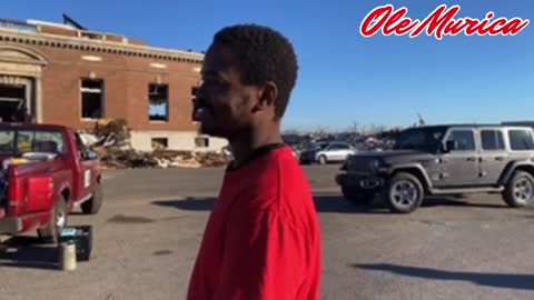 Man Feeds Kentucky Tornado Strucken Community