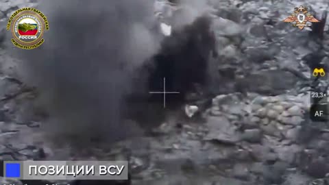 Ukrainian soldiers hit by artillery and bombs - WARNING NSFW