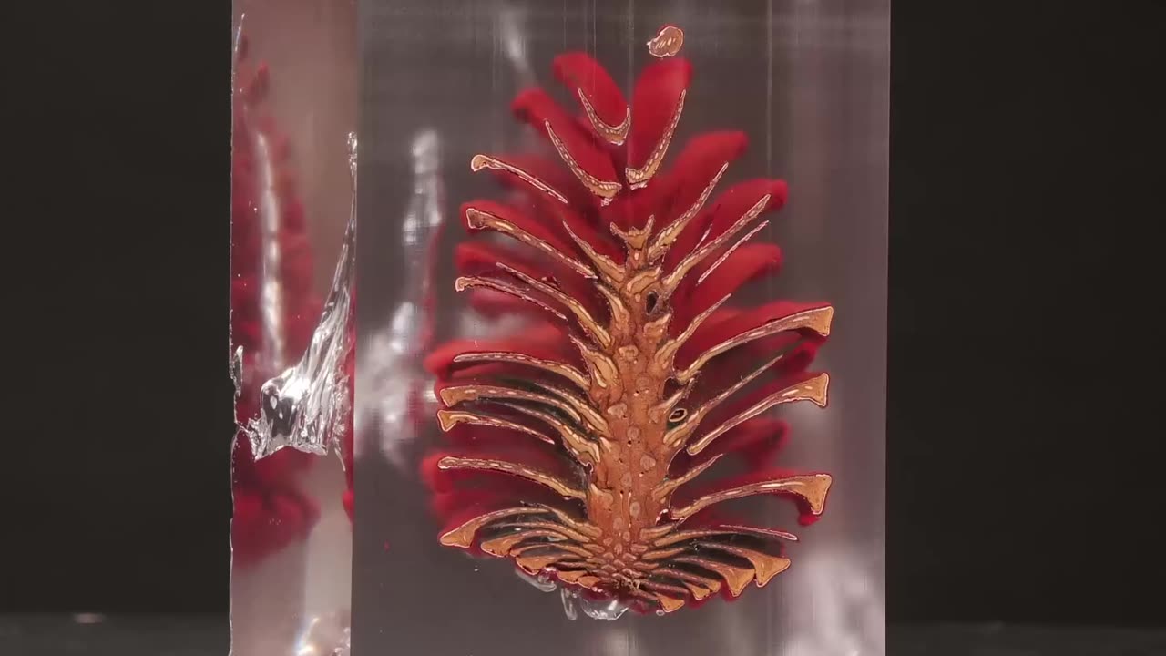 Trapping Pine in Resin In Stop Motion