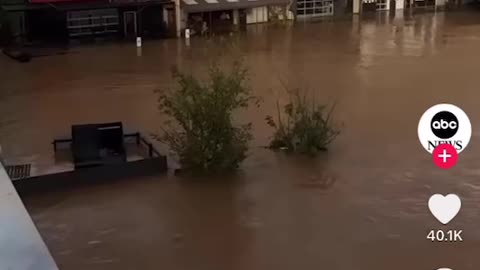 Asheville North Carolina under water…