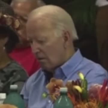 Joe Biden Falls Asleep listening to Survivors in Maui