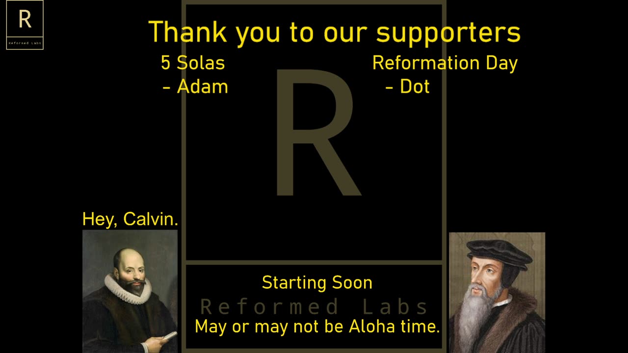 The Reformed Labs Reformed Round-ish Table: Session 4