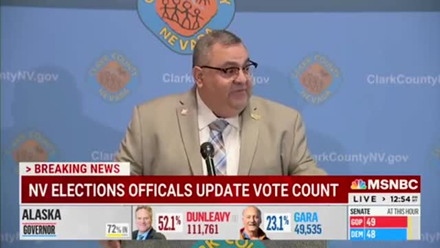 Nevada elections official's update on the vote counts is a disaster👀