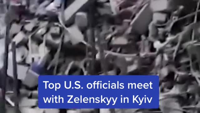 Top U.S. officials meet with Zelenskyy in Kyiv