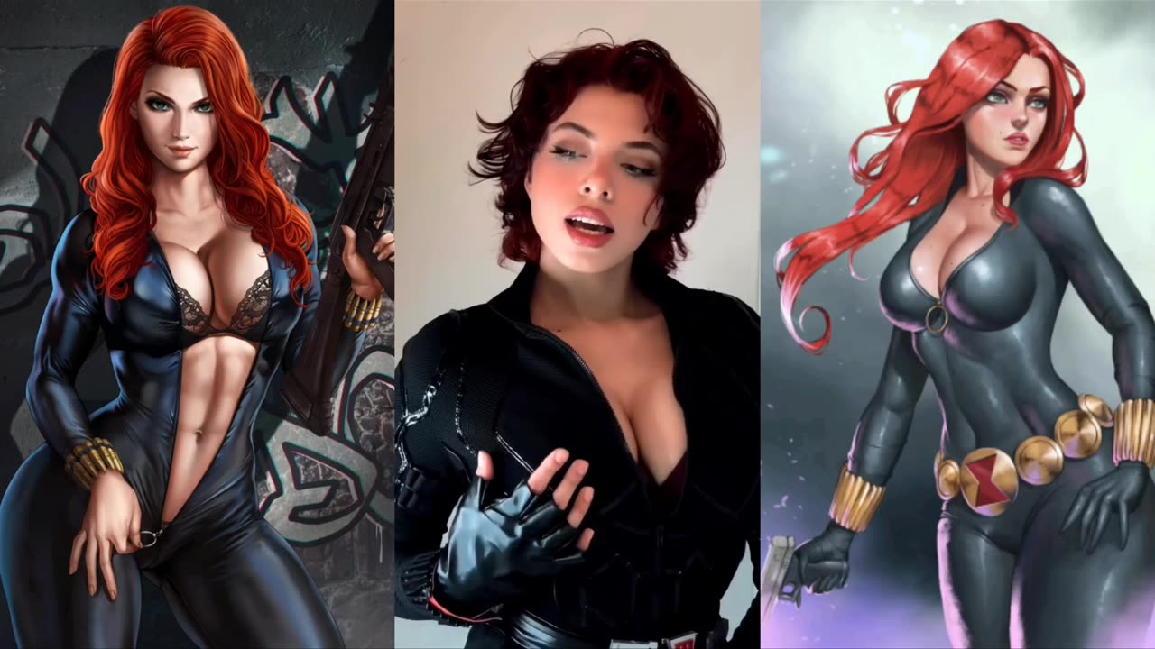 BLACK WIDOW //hot cosplay tiktoks compilation\\