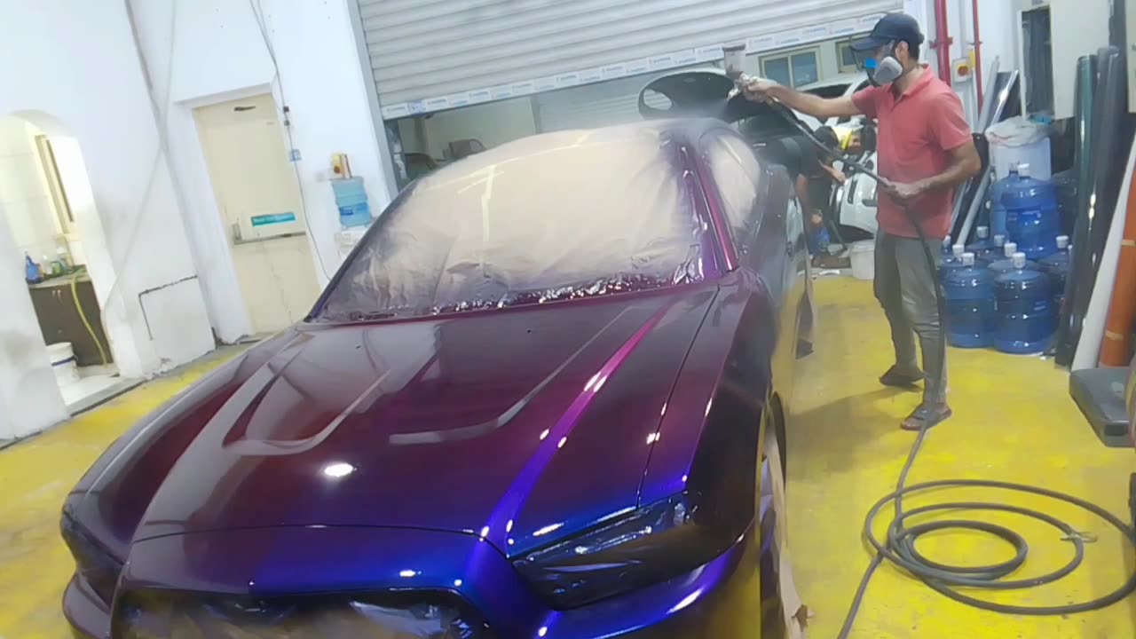 How to paint a dorsche car step- by -step guide.