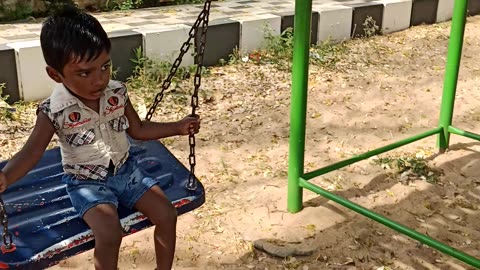 Indian children playing