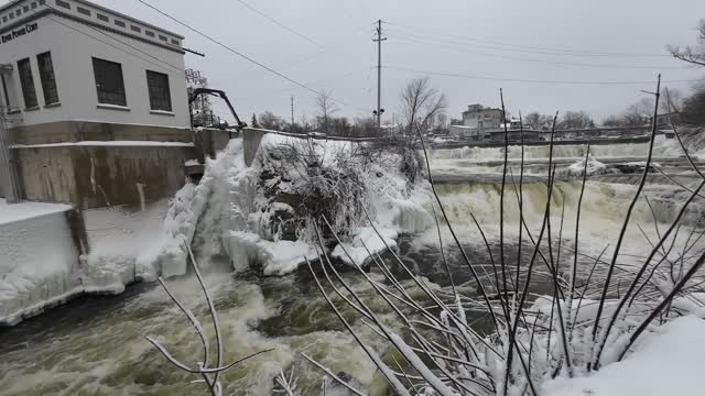 The Almonte Falls in Almonte Ontario......