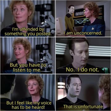 Data is a boss #shorts #memes #pc #politicallycorrect #likeaboss #freespeech