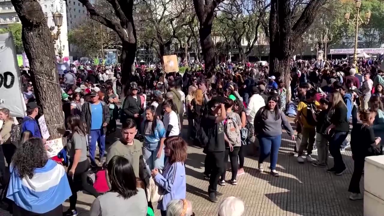 Mass protests in Argentina challenging Milei’s university cuts