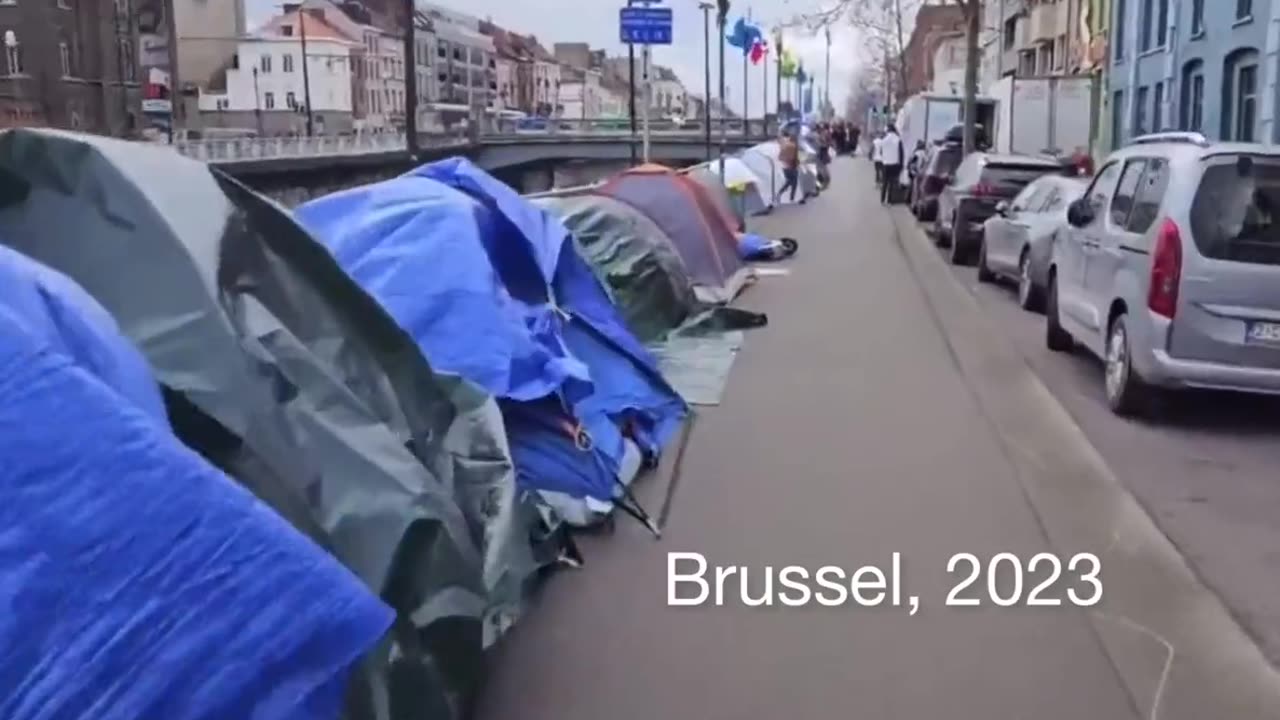 BELGIUM - A vision of the future. No country can sustain these levels of illegal migration...