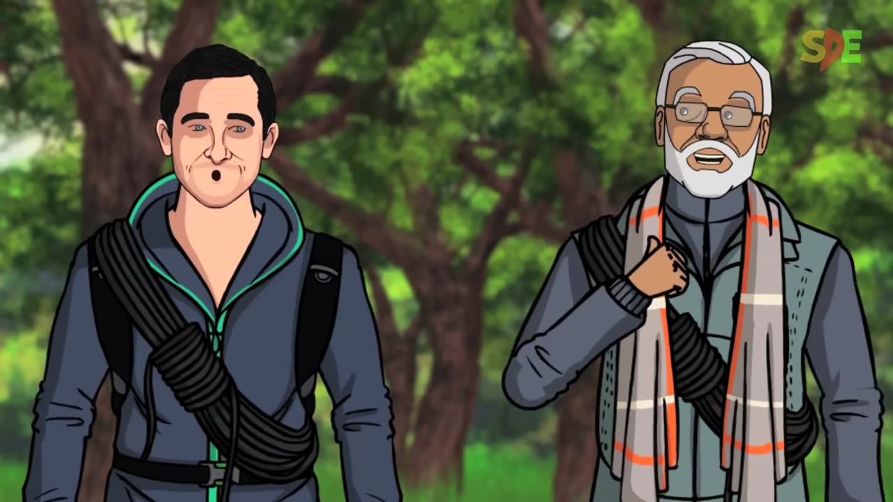 Man Vs Wild Spoof | Narendra Modi & Bear Grylls |