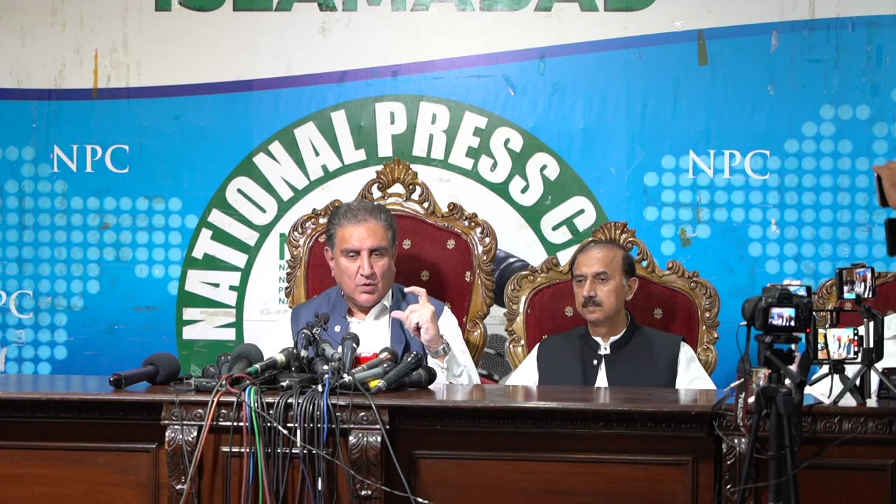 Vice Chairman PTI Shah Mahmood Qureshi Important Press Conference in Islamabad 19.08.2023