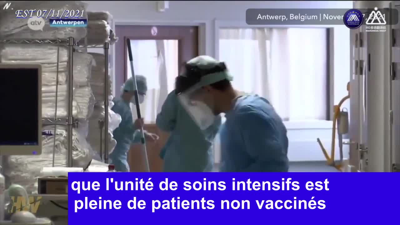 Un médecin belge a révélé que 100% des admissions aux soins intensifs sont vaccinées