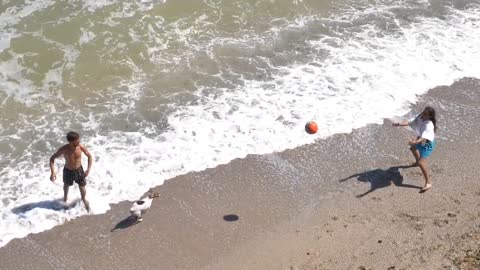 relax and play on the beach