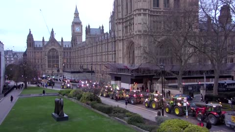 UK farmers protest food imports outside parliament