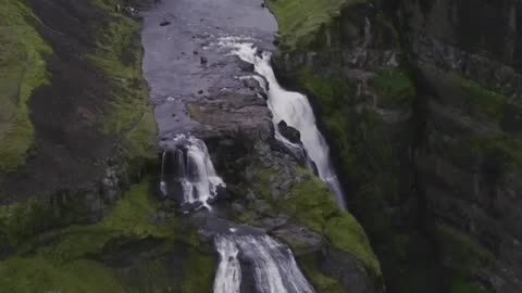 Glymur Iceland's with a Beautiful view 😍😍❤️ Natural Beauty 😍