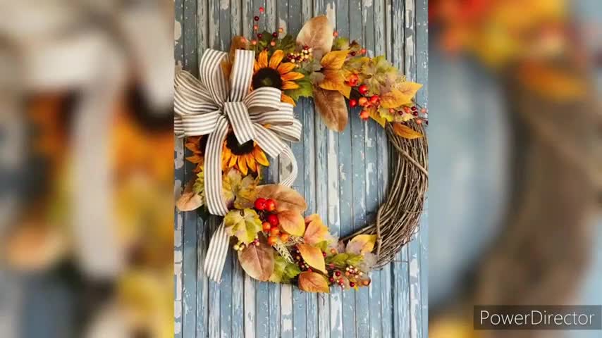 most demanding and outstanding pumpkin hallowen wreath ideas