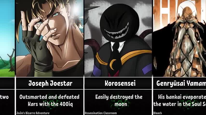 Powerful Feats of Anime Characters