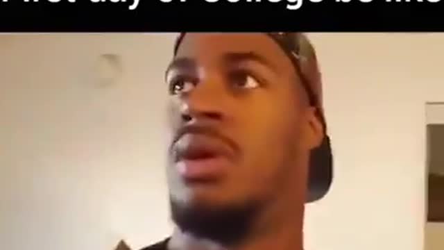 First day of college be like