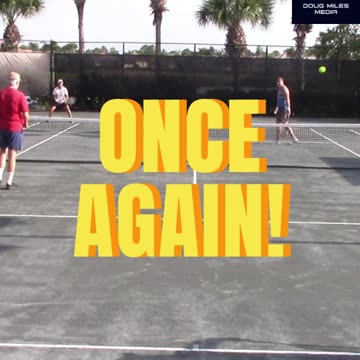 GOOD POSITION AT THE NET!