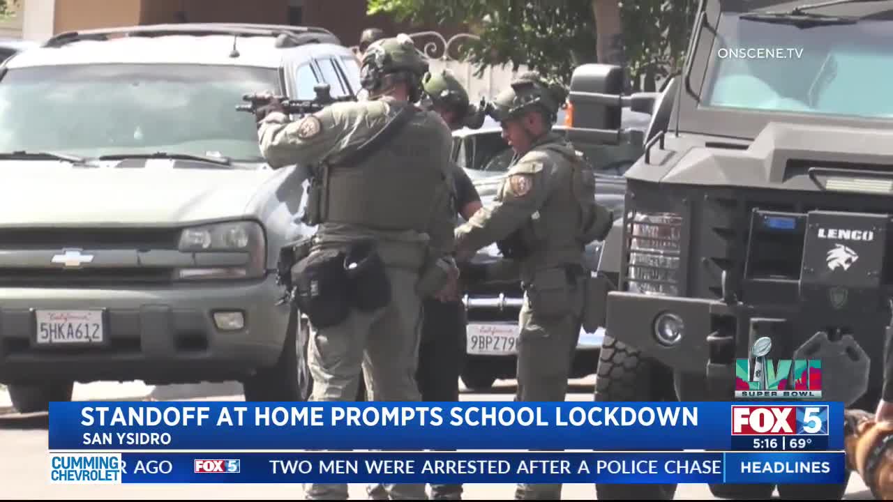 Standoff Prompts School Lockdown