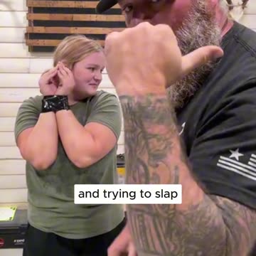 She can do it too - duct tape escape