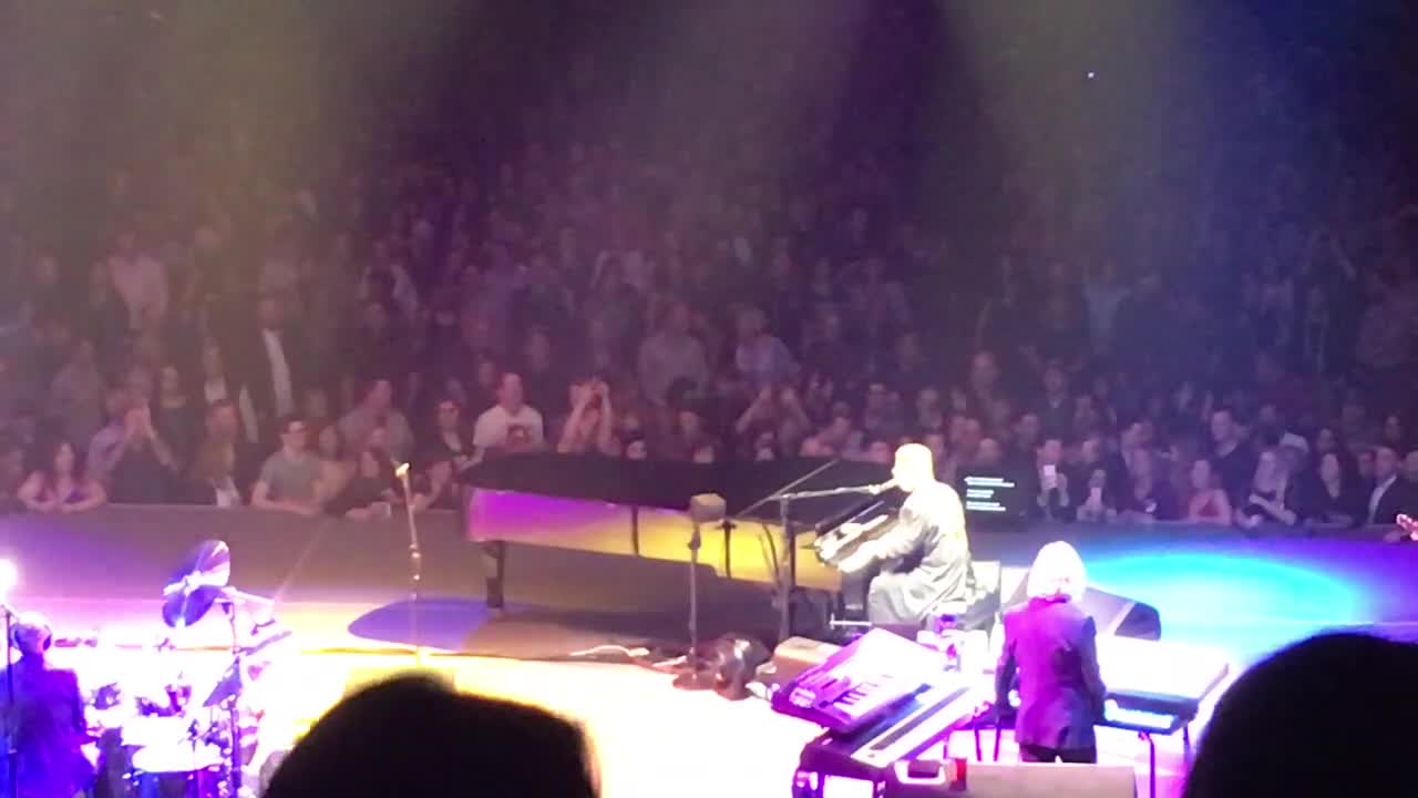 Rocket Man hits the crowd hard