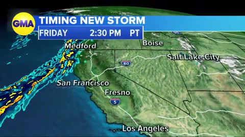 California in 'state of emergency' after bomb cyclone