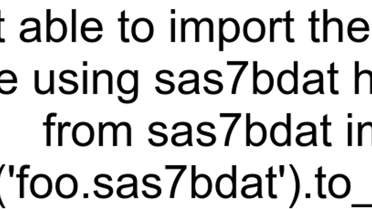 Encoding in sas7dbat