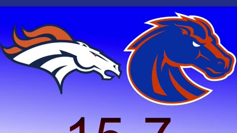 It's been a good year for the Denver Broncos and the Boise State Broncos