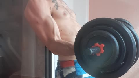 Biceps Curls 36kg(18kg/18kg) - 79.4(39.7lbs/39.7lbs)