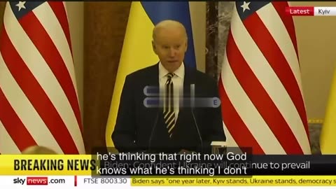 Kyiv stands, Ukraine stands, democracy stands, - Biden.