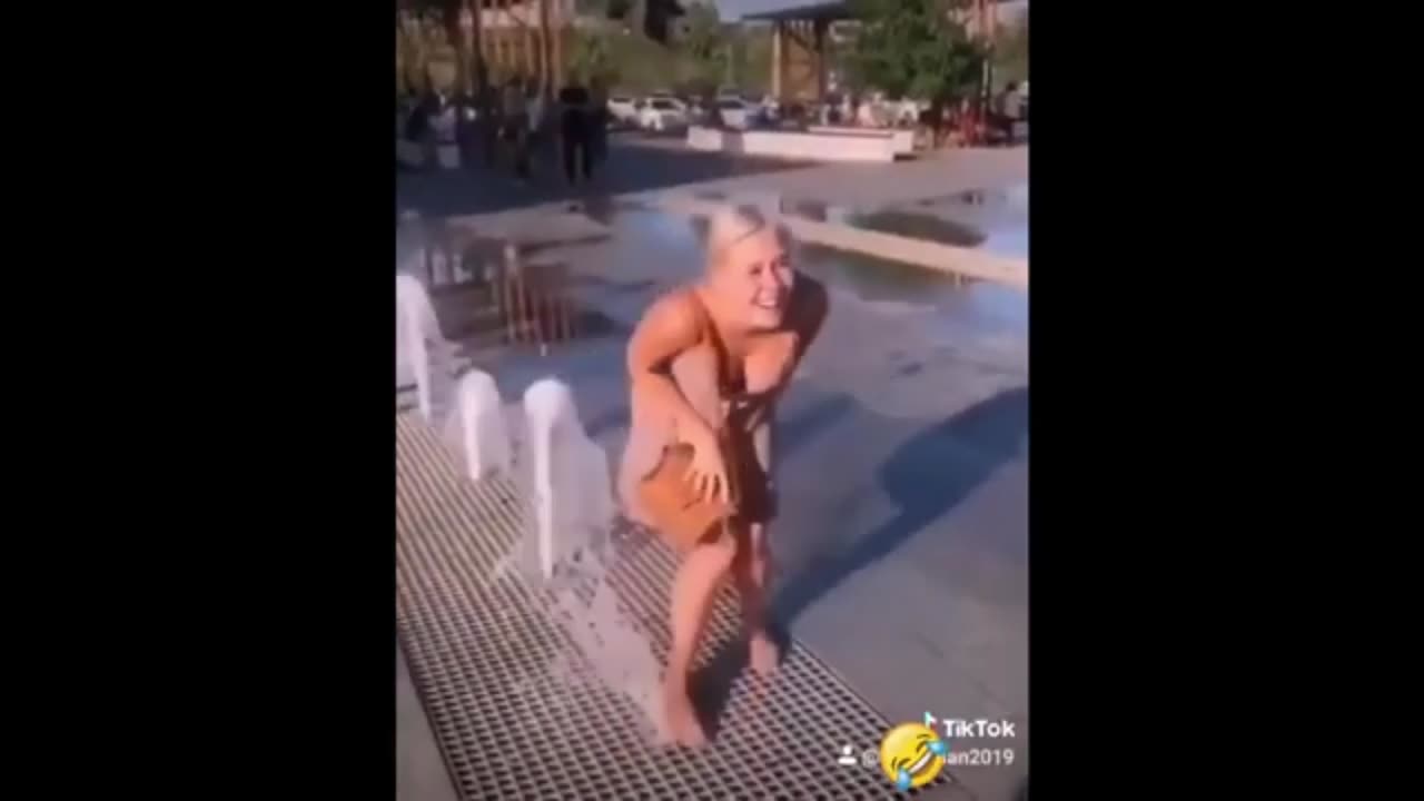 "Funny Fails: Staircase Slippage and Standing Under Water - Funniest Video Compilation 😂"