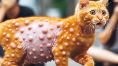 The ginger kitten
