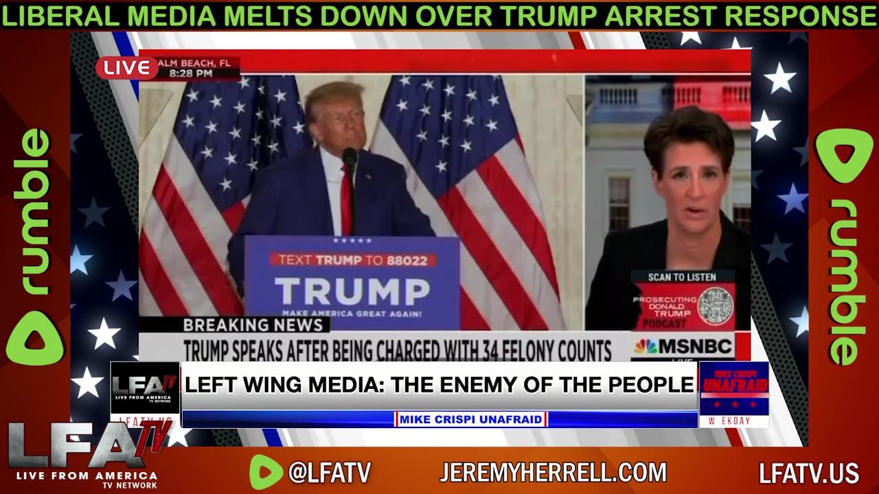 LIBERAL MEDIA MELTS DOWN OVER TRUMP ARREST!