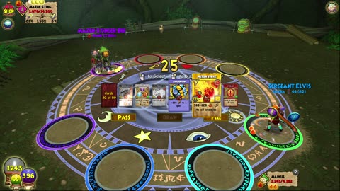 Wizard101 Battle with Mazen Stinger Bee in Azteca